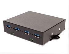 USB 3.1 Hub 4 Port with Locking Screws and Power Supply, #89-540